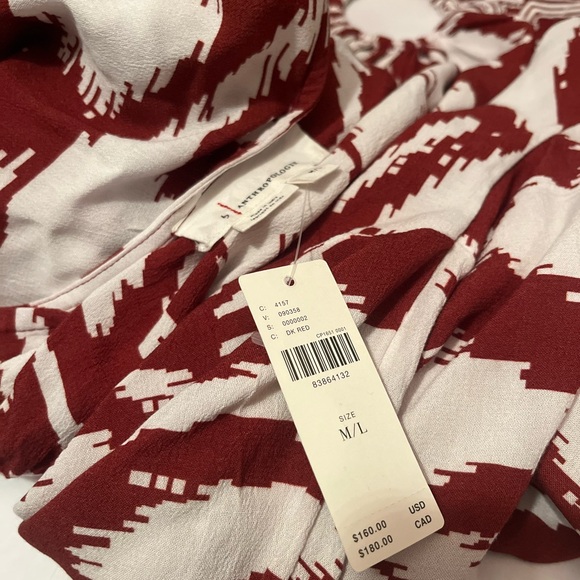 NWT Anthropologie size M/L printed front-ring kaftan - Picture 10 of 13